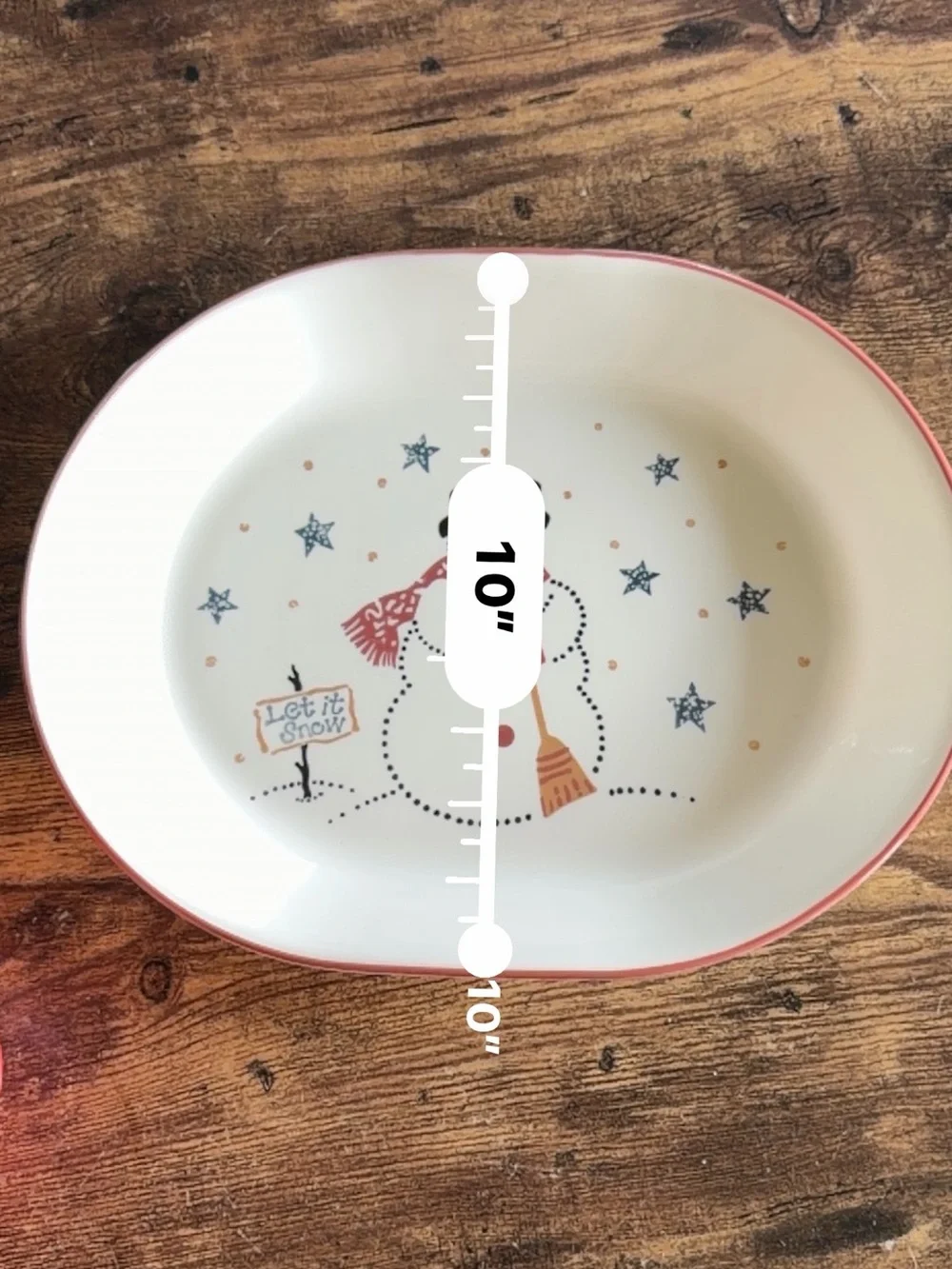 Corelle White Oval Platter with Branded Backstamp